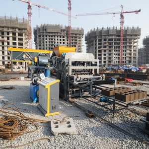 Machine à fabriquer des blocs de <span class=keywords><strong>5</strong></span> à 9 pouces, machine à blocs de béton automatique <span class=keywords><strong>QT5</strong></span>-15, machine à briques de béton, machine à fabriquer des briques entrecroisées - Product Image 1