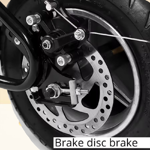 Minimotocicleta Eléctrica de 11 Pulgadas y <span class=keywords><strong>2</strong></span> Ruedas con Luces de Conducción, Scooter Eléctrico Todoterreno con Marco de Motor y Batería - Product Image 5