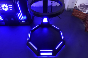 9D VR 2 chỗ tương tác trò chơi chiến đấu mô phỏng trực tuyến khu vực Súng chơi trạm cho trong nhà ngoài trời Sử dụng kim loại để bán vườn! - Product Image 5