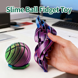 <b>Cheap</b> Wholesale Jinccai Plastic Squishy Slaimu Stress Balls-Non-Toxic Stretchy Sensory Fidget Toys for Kids Liquid Flow Party - Product Image 5