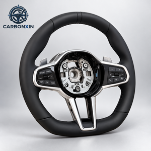 Volant en fibre de carbone pour BMW CS Série G F30 G07 G20 G22 G23 G26 G80 G81 G30 G32 G34 G36 G80 G84 F90 M3 M4 M5 M Sport - Product Image 1