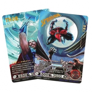 Cartes de collection originales KAYOU Marvells, film, anime, Iron <span class=keywords><strong>Man</strong></span>, Captain America, <span class=keywords><strong>Spider</strong></span>-<span class=keywords><strong>Man</strong></span>, cartes de jeu de héros rares, cadeaux pour enfants, jouets - Product Image 4