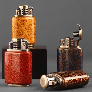 Người đàn ông của món quà cá nhân sáng tạo Windproof dầu hỏa nhẹ sơn mài với Brass Shell lót - Product Image 3