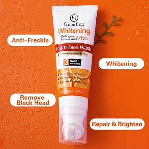 Espuma de colágeno con vitamina <span class=keywords><strong>C</strong></span>, blanqueamiento facial, Limpieza Profunda, para todo tipo de pieles - Product Image 3