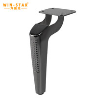 WINSTAR Pieds de meubles modernes en fer, pièces de rechange pour canapé, chaise, table, pieds de canapé