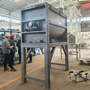 Mezclador de cinta Horizontal de acero inoxidable SUS316L Motor Core Powder Feed Powder Mezclador de cinta Horizontal - Product Image 5