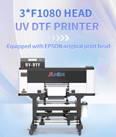 Nouveau pour imprimante jet d'encre UV DTF A3 XP600/F1080, encre UV, autocollants de transfert de film AB en rouleau de 30 cm