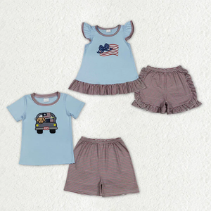<span class=keywords><strong>Abbigliamento</strong></span> RTS per Bambine, Completi per Bambini e Neonati, Vestiti per Fratelli con Scritta 'I Love Daddy' per la Festa del Papà - Product Image 5