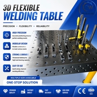 Table de soudage 3D durable, économique et flexible, outils personnalisables avec diverses spécifications, état neuf