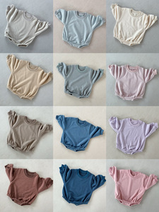 Autunno Casual Cross-Border tuta a maniche lunghe avvolgente in spugna multicolore maglia tinta unita tessuto a maglia per arrampicata - Product Image 2