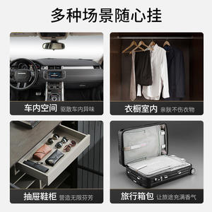 Ambientador colgante para coche, tabletas perfumadas de yeso, fragancia duradera para el interior del coche - Product Image 4