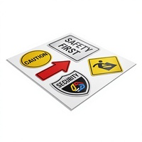 Toptan Özel Yansıtıcı Yapışkanlı PVC CMYK Ofset Baskılı Şeffaf Ters Etiket 1.26x50M Rulo Halinde Tabela İçin