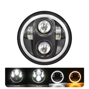 Faro Led para motocicleta de 5,75 pulgadas, lente de proyector, Faro <span class=keywords><strong>Moto</strong></span> para Led 5 3/4, faro redondo para motocicleta - Product Image 2