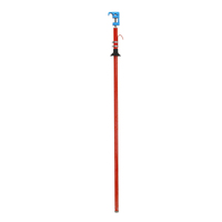 AHIR-PST-30-2 Bâton de verrouillage à tête plate isolé en fibre de verre époxy, 3 m, 2 sections