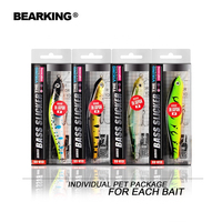 TG 80mm 8.5g Leurre Artificiel Flottant Minnow à Aimant pour la Pêche au Bar et au Brochet