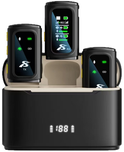 ไมโครโฟนไร้สายแบบหนีบปกเสื้อ Source Factory 2.4G น้ำหนักเบา เหมาะสำหรับการสัมภาษณ์วิดีโอสั้นๆ แบบถ่ายทอดสด - Product Image 2