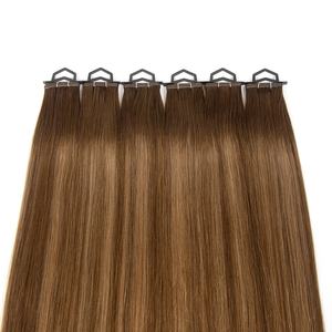 Наращивание волос Remy русский монгольский 100 натуральный русский волнистый девственный славянский Невидимый плоский уток - Product Image 3