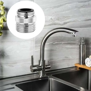 Juego de adaptadores para manguera de grifo con aireador, rosca GHT de 3/4 pulgadas para cocina y baño, accesorio para conectar la manguera al fregadero - Product Image 5