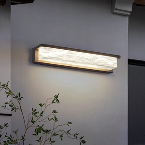 <b>Wall</b> Lamp Marble LED <b>Light</b> 32cm 60cm Natural Stone Minimalist Bedroom <b>Bedside</b> Lighting - Product Image 1