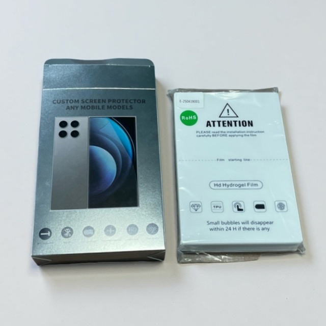 High Clear square Cutting Machine Hydrogel Film 120*180mm TPU Protective Film 4 Layer hd Screen Protector