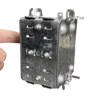 CETL a énuméré 1104-LHA 3 "* 2" * 2-1/2 "12.5 Cu. Boîte à dispositifs groupables en acier galvanisé Boîte de jonction métallique facile Boîte de sortie d'interrupteur