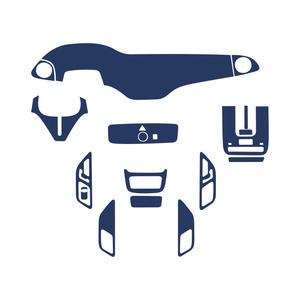 Para Mercedes Benz EQS EQE AMG 2021-2023, accesorios de Interior de coche, consola central, PPF, película protectora de TPU - Product Image 5