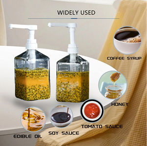 Muestra Gratuita: Bomba Dosificadora de Jalea y Sirope de Frutas 10/15/20/30cc, Dispensador Antiobstrucción para Concentrados con Pulpa y Semillas, Botella de 750ml, Uso en Cafeterías y Teterías - Product Image 5