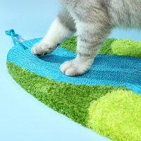 Série de vente en gros pour animaux de compagnie, griffoir pour chat et chaton écologique, en polyester, jouet interactif pour chat, carton