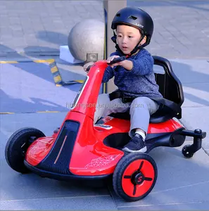 الاطفال القيادة عربة سباق يمكن شحن والجلوس الناس الأطفال لعب أربع عجلات الكهربائية كارت الانجراف سيارة