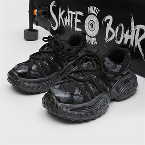 Top-level Designer Casual Fashionable Breathable Thick Knitted Sports Shoes Rubber Midsole <b>for</b> Cushioning Anti-odor Walking - Product Image 1