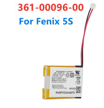 Batteria Al Litio Polimero 361-00097-00 Per Garmin - 3,7V 230mAh, Ricambio Di Alta Qualità