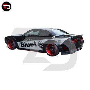 Alerón Trasero de Fibra de Carbono Estilo ZD de Buena Calidad para <span class=keywords><strong>Dodge</strong></span> Challenger <span class=keywords><strong>Hellcat</strong></span>, Modelos 2015 a 2020 - Product Image 3