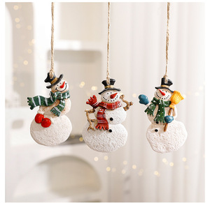 Decorazioni Natalizie Moderne all'Ingrosso: Ciondoli a Forma di Pupazzo di Neve, Renna e Babbo Natale per Feste e Celebrazioni - Product Image 4