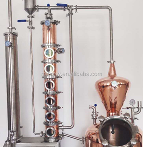 Alambic à <span class=keywords><strong>gin</strong></span> METO en <span class=keywords><strong>vente</strong></span> flash, colonne <span class=keywords><strong>de</strong></span> rectification, distillateur d'alcool avec moteur en cuivre rouge, contrôlé par PLC, fabricant - Product Image 3