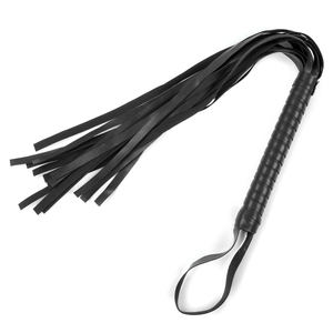 एसएम बुत चमड़े की आलीशान बंधन हथकड़ी कॉलर कोड़ा आंखों पर पट्टी चुप निपल क्लिप संयम सेट - Product Image 5