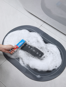 Alfombrillas de Baño Modernas Ovaladas/Rectangulares de 17x27 Pulgadas, Antideslizantes, de Secado Rápido, Absorbentes, con Diseño Impreso, Hechas a Máquina - Product Image 2