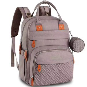 Mochila de Maternidad Impermeable de PU con MOQ Bajo, Bolsa de Viaje para Mamá y Bebé, Cambiador Portátil con Cierre de Cremallera - Product Image 6