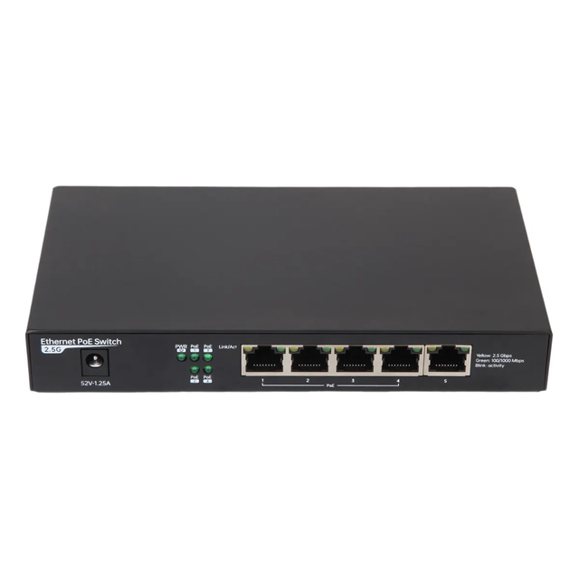 2500Mbps 2.5Gbit  Ethernet Switch Gigabit  Wireless Desktop  Unmanaged Network Poe  Switches  with Plastic Shell