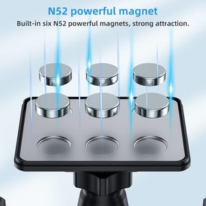 Mạnh Mẽ Từ Xe Tựa Đầu <span class=keywords><strong>Tablet</strong></span> Núi Chủ Linh Hoạt Xe Backseat Handing Hook Chủ Cho Ipad 7-13 Inch - Product Image 5