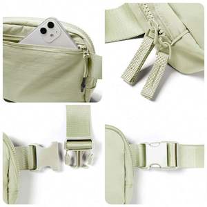 Free Sample Custom Fashionable Crossbody Fanny Packs <b>with</b> Adjustable Strap Waist Pouch for Workout Hiking <b>Running</b> Travel - Product Image 3