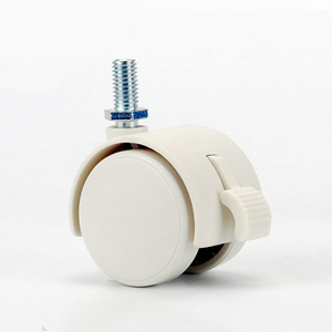 Mini <span class=keywords><strong>roulettes</strong></span> pivotantes en plastique <span class=keywords><strong>pour</strong></span> meubles, salon, <span class=keywords><strong>cuisine</strong></span>, supermarché, usage extérieur - Product Image 4