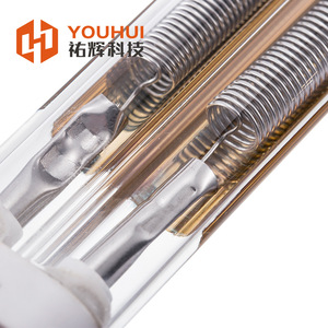 ฮีตเตอร์แบบหลอดคู่เคลือบทอง Youhui ขนาดกลาง 15x33 มม. สำหรับเตาอบชุบแข็ง - Product Image 4
