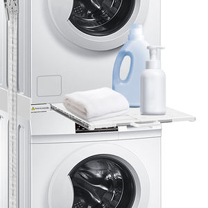 Kit de Apilamiento Universal Manual para Lavadora y Secadora con Alturas Ajustables (24-29 Pulgadas), Base para Lavadora para Uso en Hoteles - Product Image 2