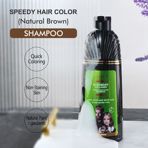 Shampoo Colorante Rapido per Capelli in 2 Tipologie: Nero o Marrone, Colorazione Veloce, Copertura Perfetta al 100% dei Capelli Grigi, Senza Ammoniaca - Product Image 4