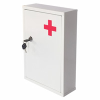 Revêtement en poudre Armoire médicale Fournitures Boîte de rangement armoire médicale murale boîte à pharmacie