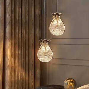 Décoration Sac porte-bonheur Lampe Acrylique Pendentif Lumière fond Bar Allée Restaurant Lustre Led - Product Image 1