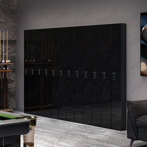 Vitrine <span class=keywords><strong>de</strong></span> présentation <span class=keywords><strong>de</strong></span> queues <span class=keywords><strong>de</strong></span> <span class=keywords><strong>billard</strong></span> <span class=keywords><strong>pour</strong></span> salle <span class=keywords><strong>de</strong></span> <span class=keywords><strong>billard</strong></span> commerciale en bois avec des étagères <span class=keywords><strong>de</strong></span> rangement grandes et petites - Product Image 5