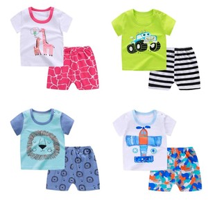 Robes d'été pour enfants, vente en gros, tenue décontractée, pour gros garçon et fille, ensemble deux pièces, bon marché, boutique chinois, 2020 - Product Image 2