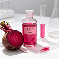 Colorant alimentaire naturel soluble dans l'eau à base de betanine rouge de betterave E162 pour la production de crème glacée, de jus et de bonbons