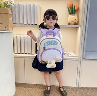Kinderrucksack für den Kindergarten mit Niedlichen Kleinen Pilz- und Tiermotiven, Umweltfreundlicher Oxford-Stoff-Rucksack für Valentinstag und Neujahr